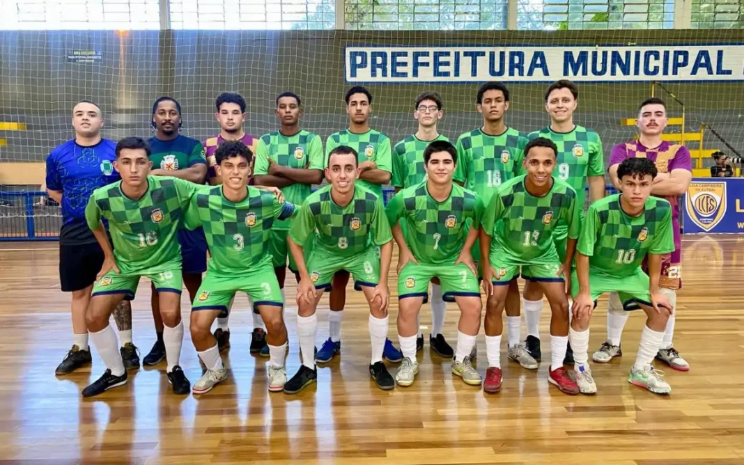 Equipe Sub21 de Futsal de Extrema vence na estreia da Liga Campineira e soma os primeiros pontos no campeonato