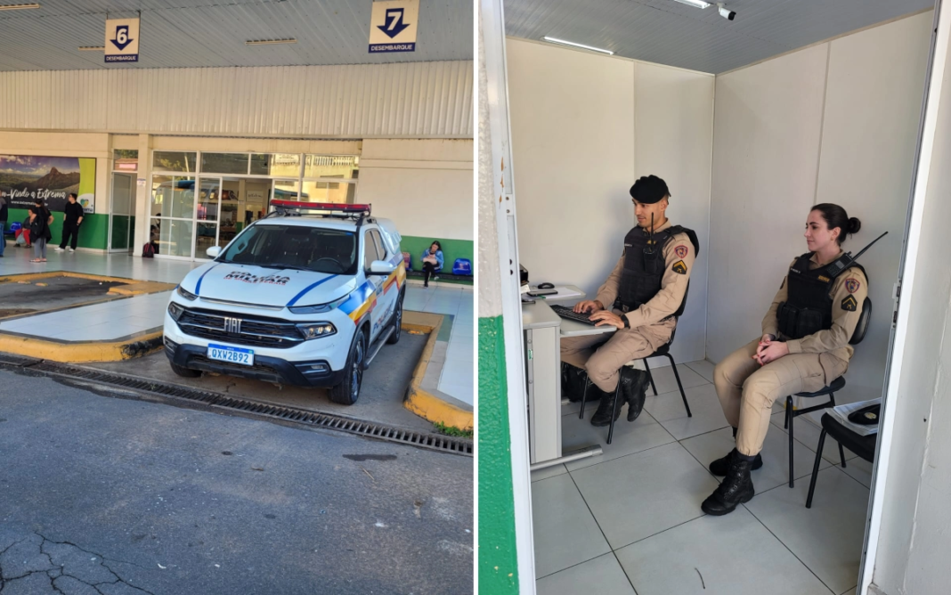Extrema ganha novo ponto de registro da Polícia Militar no Terminal Rodoviário Tei Kameya-4