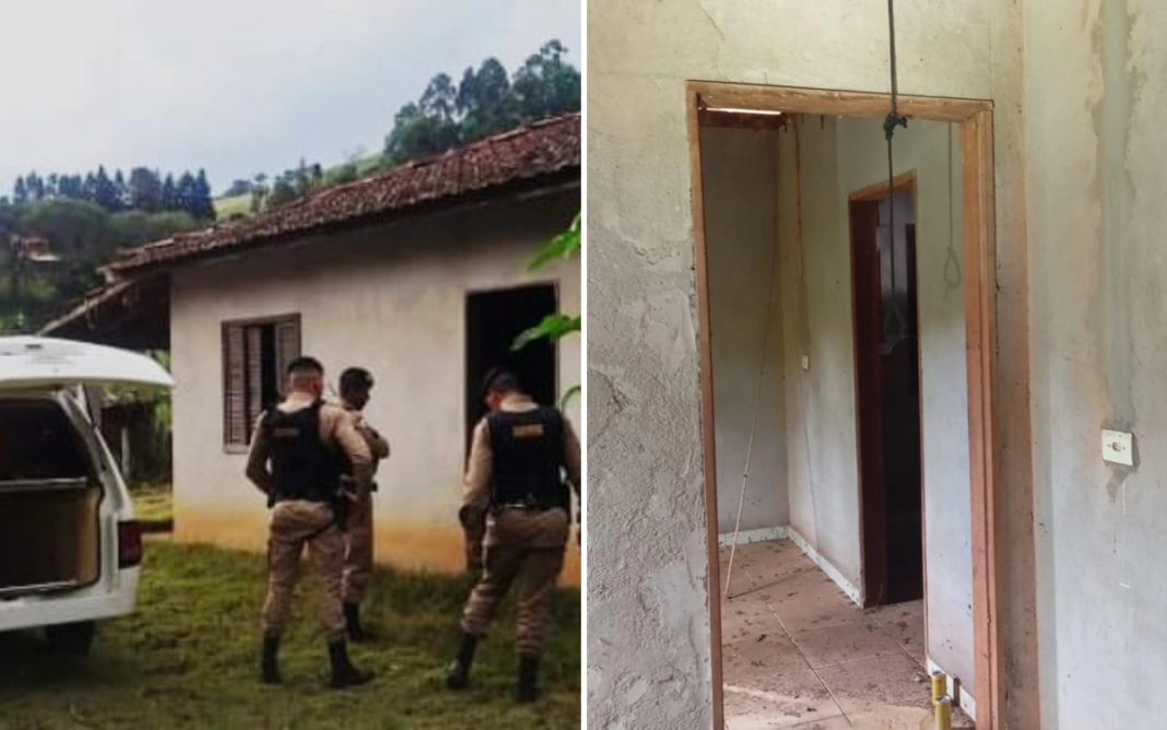 Polícia Militar localiza cadáver em casa abandonada no bairro Juncal, em Extrema-4