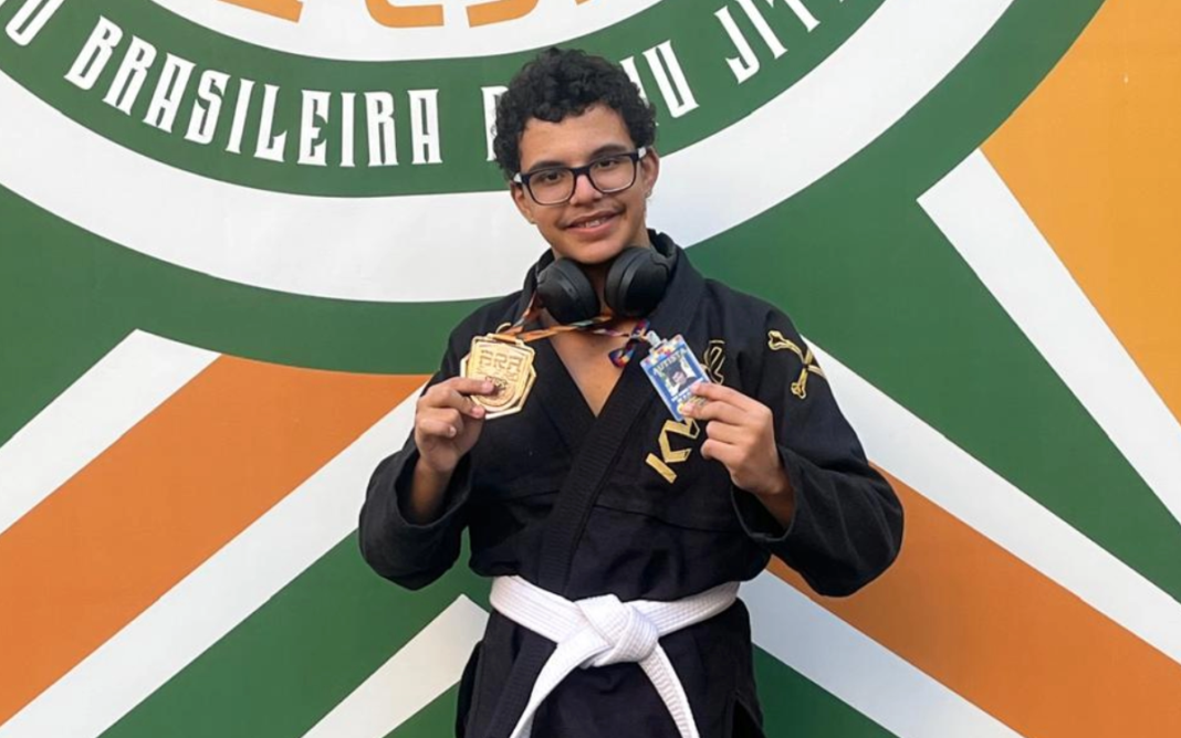 Atleta Davi Carmo de Extrema conquista bronze no Campeonato Brasileiro Kids de Jiu-Jitsu-1