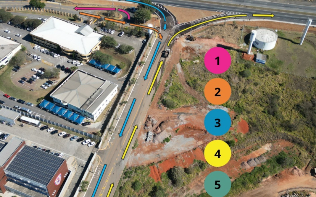 Novo acesso do Trevo da Fernão Dias é liberado e facilita entrada e saída de veículos pelo bairro Ponte Nova, em Extrema-1