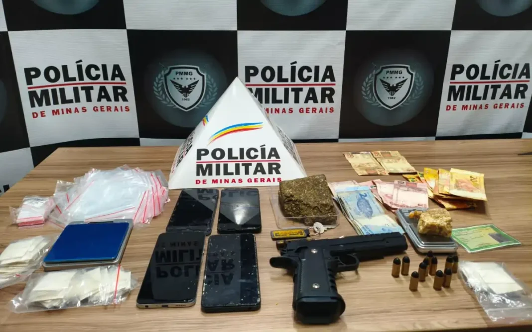 Trio é preso com drogas