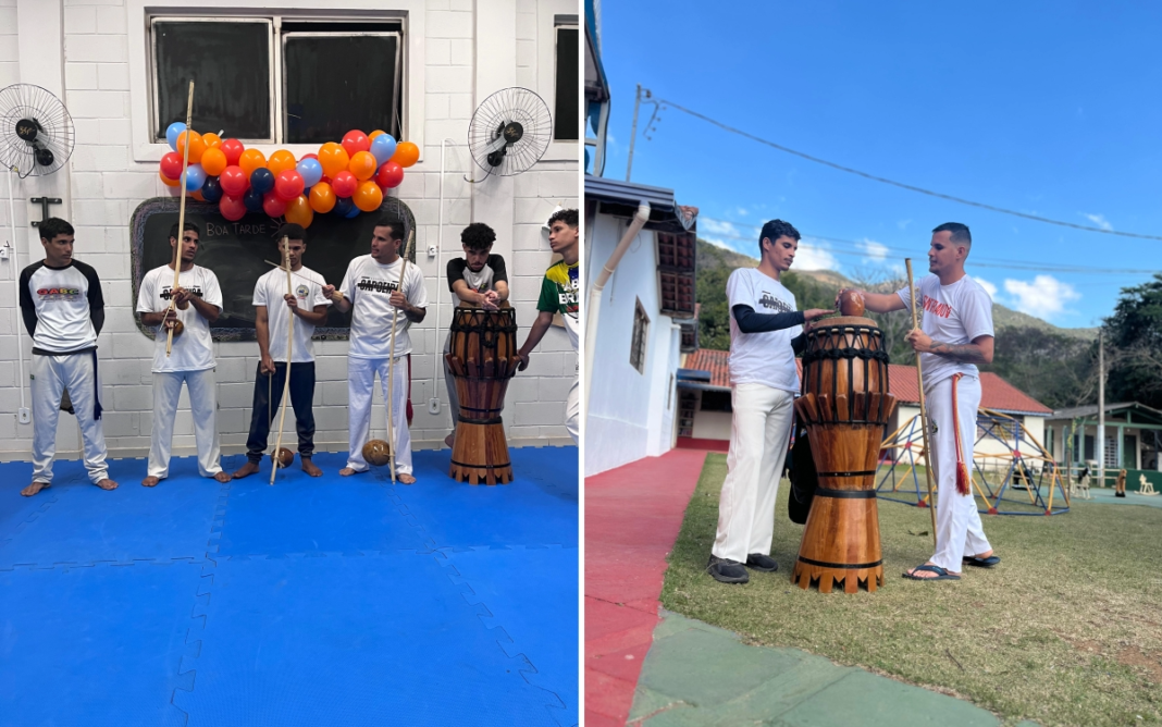Capoeiristas de Extrema representam a cidade no Campeonato em Diadema