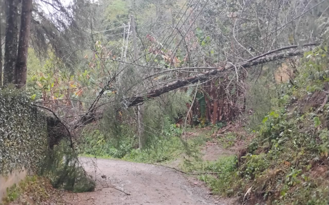 Tempestade de 85km h causa interrupção de energia no Sul de Minas