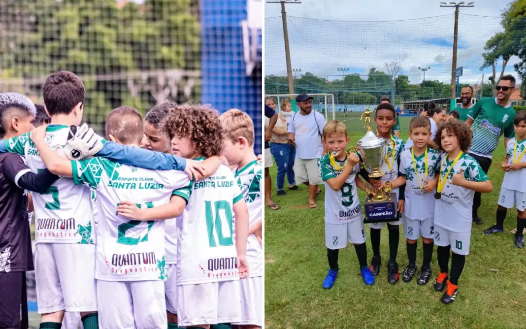 Meninos de Extrema conquistam título pelo Santa Luzia