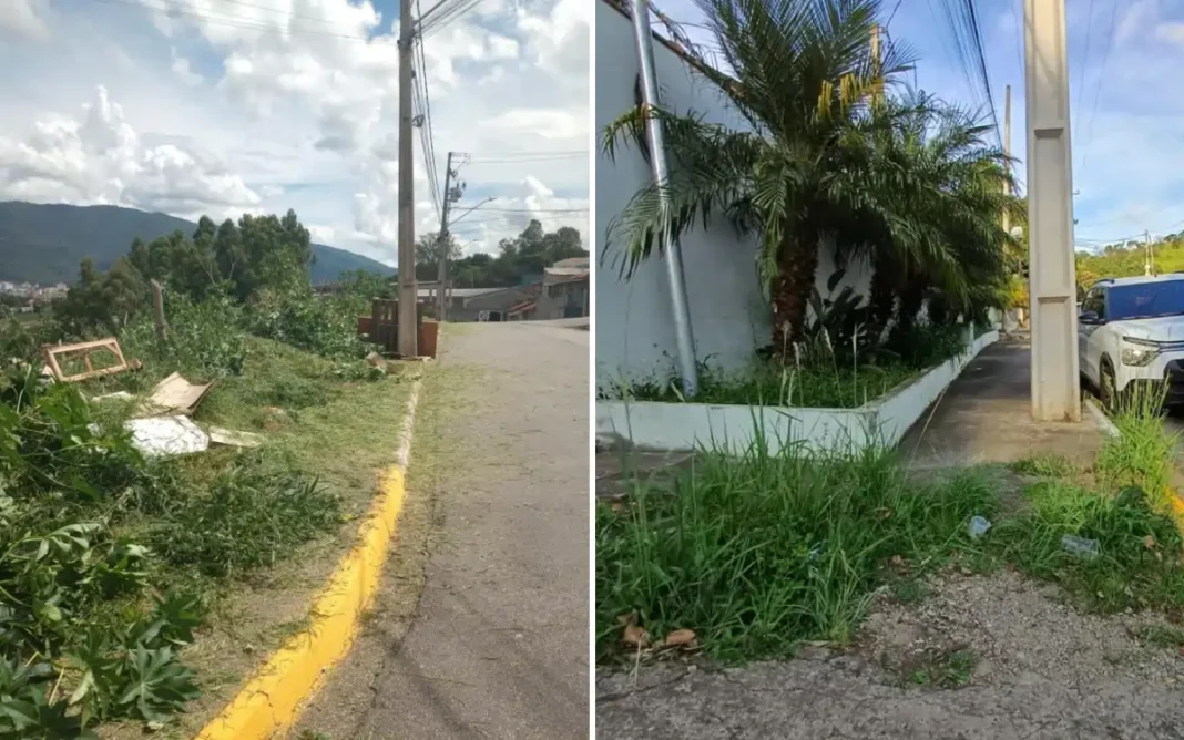 Prefeitura cobra colaboração na limpeza de lotes e calçadas em Extrema