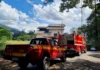 CORPO DE BOMBEIROS COMBATE INCÊNDIO EM RESIDÊNCIA NO BAIRRO PONTE ALTA, EM EXTREMA