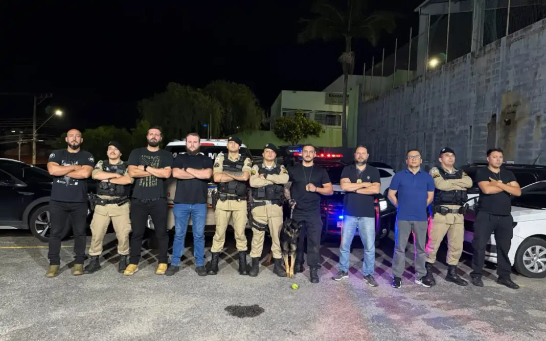 Ação conjunta entre forças de segurança resulta na prisão de autores de crimes no centro de Extrema