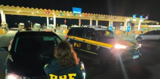 PRF prende dois homens e recupera carro roubado na Fernão Dias