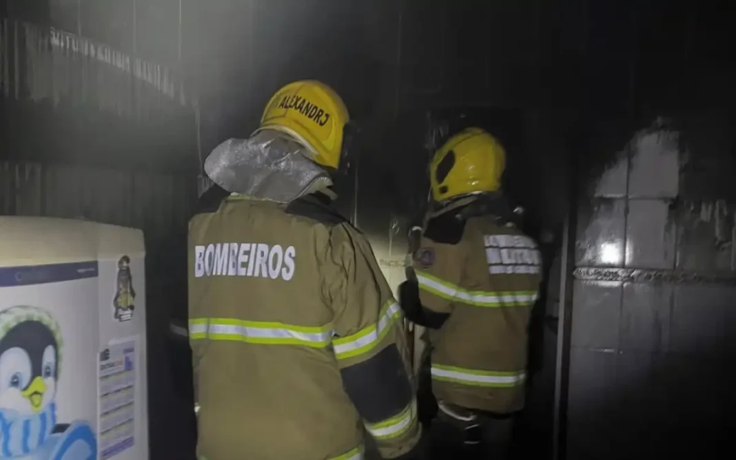 Incêndio em residência é registrado