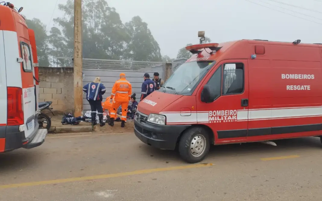 Ocorrência choque de motocicleta - Pouso Alegre