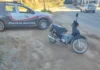 Motocicleta com sinais identificadores suprimidos é apreendida em Pinhalzinho