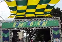 Praça recebe shows e transmissão dos jogos da Seleção Brasileira durante a Copa