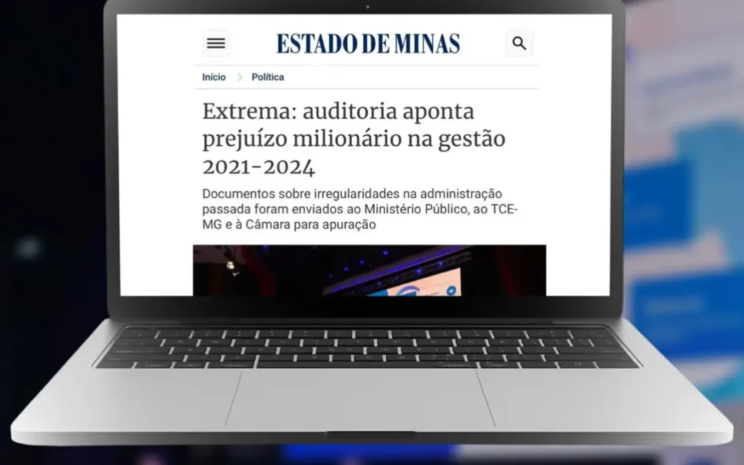 Extrema vira destaque em Minas com auditoria que aponta passivo superior a R$ 18 milhões