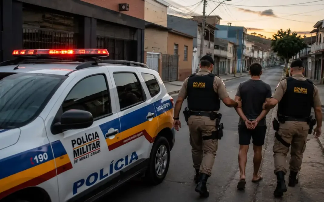 HOMEM É PRESO PELA POLÍCIA MILITAR APÓS FURTO EM ATELIÊ DE COSTURA NO CENTRO DE EXTREMA