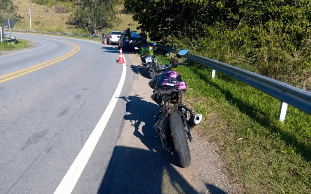 MOTOCICLISTA MORRE APÓS ACIDENTE NA RODOVIA JOSÉ AUGUSTO FREIRE, EM JOANÓPOLIS