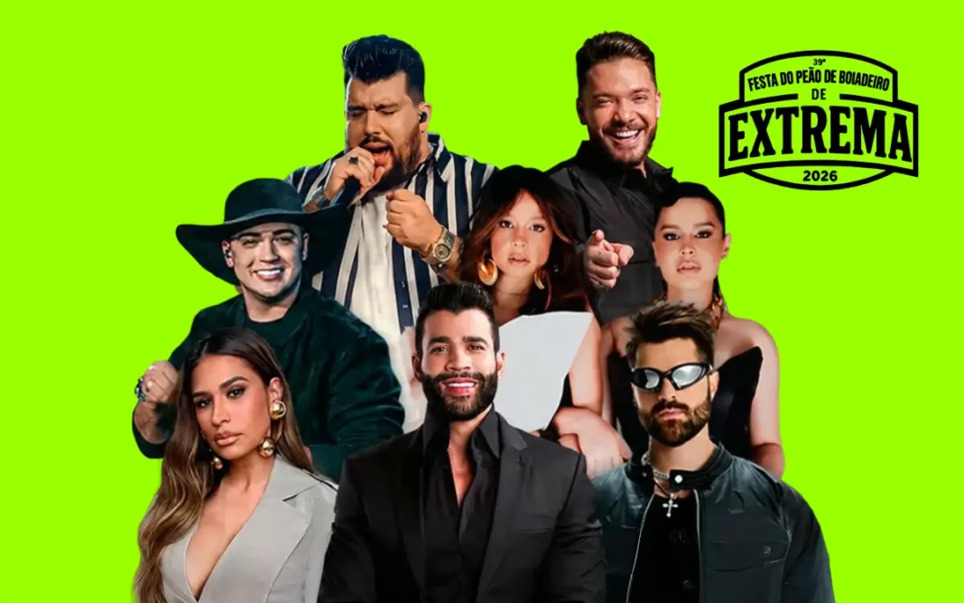Festa do Peão de Extrema 2026 divulga programação e inicia venda de ingressos